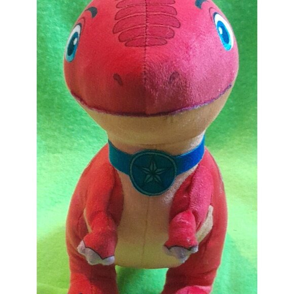 Dino Ranch Blutz The Red Rancher 7" Plush Nice Preowned Condition - Picture 7 of 9